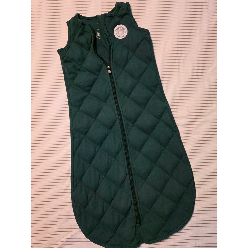 1244 Dreamland Baby Dream Weighted Sack Forest Green 6-12M Wearable Blanket